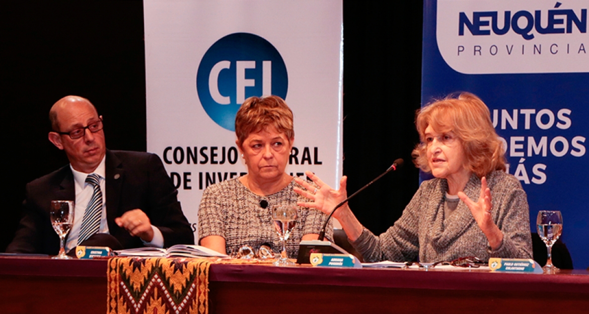 Conferencia de Adriana Puiggrós en la Ciudad de Neuquén