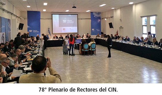 78 Plenario de Rectores del CIN