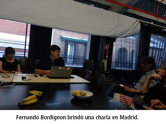 Fernando Bordignon brindó una charla en Madrid