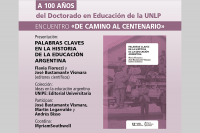 Presentación: PALABRAS CLAVES EN LA HISTORIA DE LA EDUCACIÓN ARGENTINA.