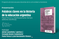 Presentación Palabras claves en la historia de la educación argentina