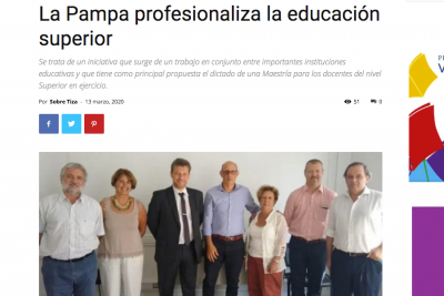 La Pampa profesionaliza la educación superior