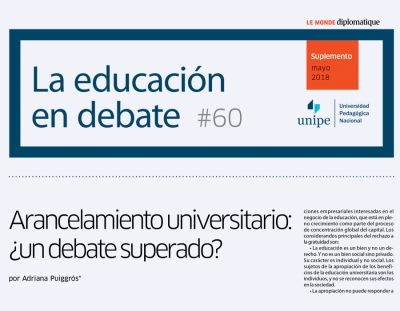 La Educación en Debate, #60:  &quot;Arancelamiento universitario: ¿un debate superado?&quot;