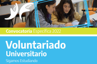 Lanzamiento Convocatoria Específica 2022 de Voluntariado "Sigamos Estudiando"