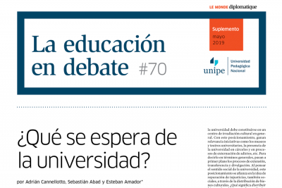 La Educación en Debate, #70:  &quot;¿Qué se espera de la universidad?&quot;