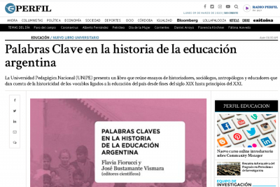 Palabras Clave en la historia de la educación argentina