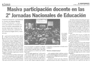 Jornadas Nacionales de Educación - La Rioja