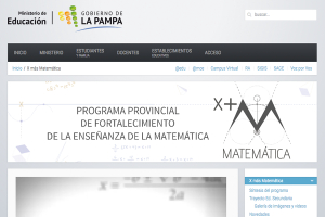 Programa provincial de fortalecimiento de la enseñanza de la matemática