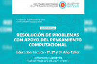 Cuadernillos de Pensamiento Computacional para la continuidad pedagógica