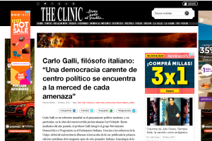 Carlo Galli, filósofo italiano: “Una democracia carente de centro político se encuentra a la merced de cada amenaza”