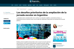 Los desafíos prioritarios de la ampliación de la jornada escolar en Argentina