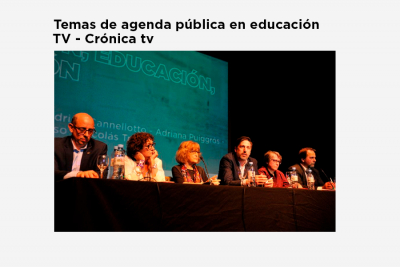 temas de agenda pública en educación - Crónica TV