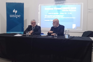 Con una conferencia sobre el Español y las variedades argentinas de la lengua Oscar Conde dio inicio a la Semana Virtual UNIPE - Edición invierno